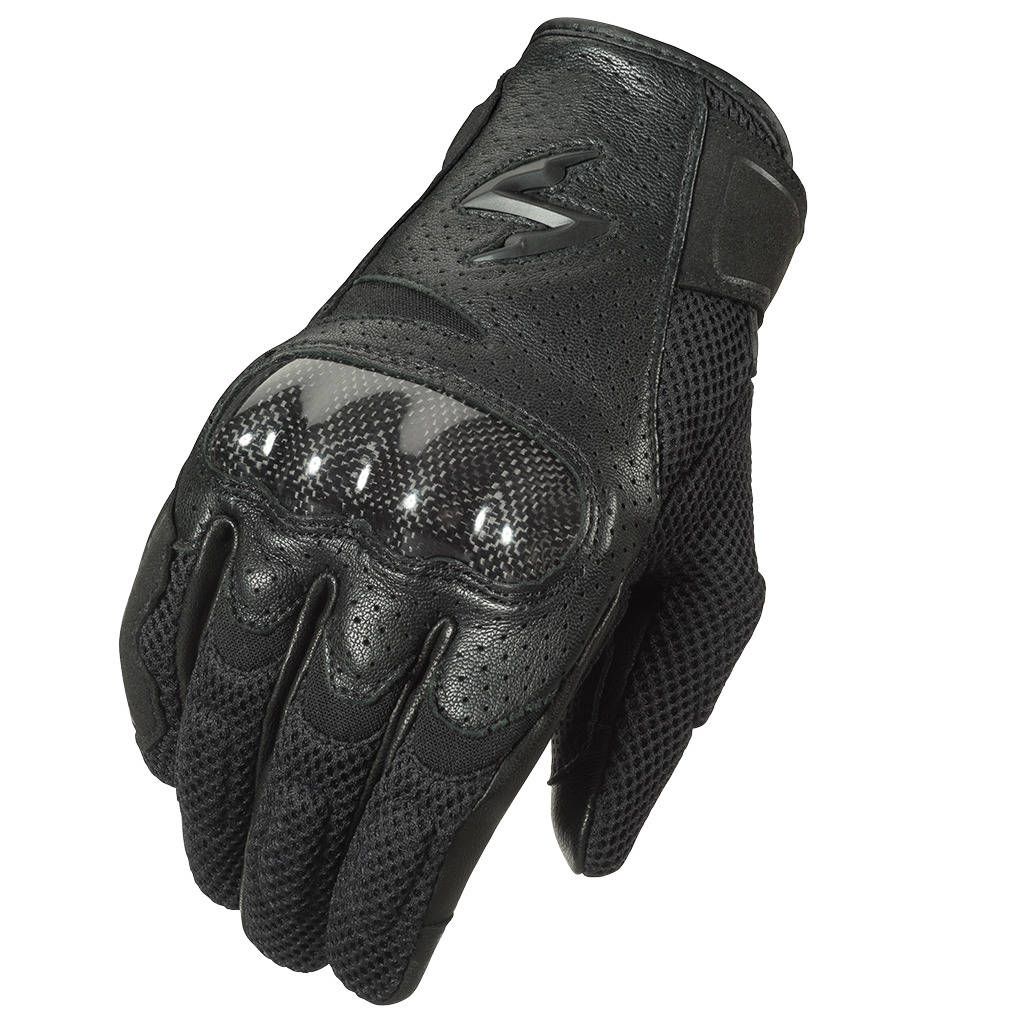 Gants Courts Demi-Paume Cuir Gothique – Sans Doublure – Cosplay Accessoire Unisexe Noir – Extra Courts Style Punk Soirée